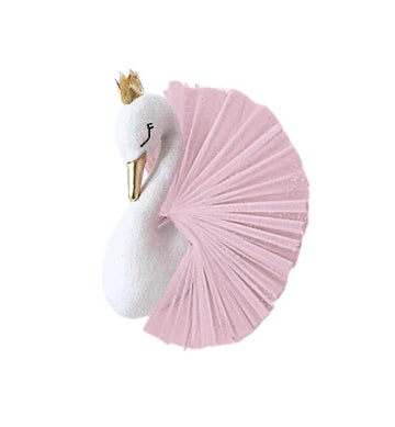 Swan Princess - 3D plush nursery wall decoration